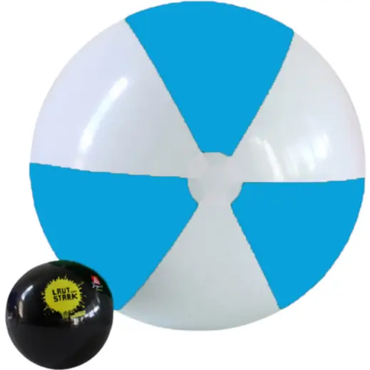 1.5m Two-Tone Beach Ball Light-Blue-White